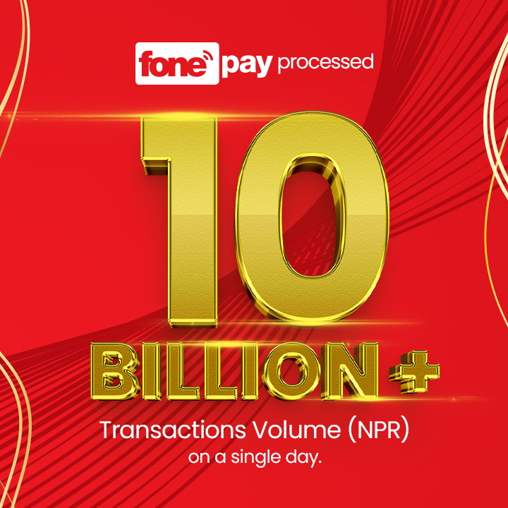 Fonepay achieves significant milestone – NPR 10 billion+ transactions settled on a single day